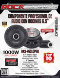 Set de Medios Profesional Rock Series RKS-P65.2PRO 1000 Watts Open Show 2 Vías Performance Series - Audioshop México lo mejor en Car Audio en México -  Rock Series