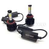 Kit Led Carbon 55 Watts CARLED H4 9007 H13 H/L Alta/baja H1 H3 9005 9006 H7 H11 4 Caras 6000K Blanco - Audioshop México lo mejor en Car Audio en México -  Carbon LED