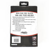 Bloque de distribución de fusibles marinos Wet Sounds WWX-FUSE DIST BLOCK Calibres 2 Entradas 1/0 4 - Audioshop México lo mejor en Car Audio en México -  Wet Sounds