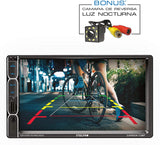 Autoestéreo Pantalla 2 DIN Steelpro CARBON-75MP HD Bluetooth Salida RCA USB 2.0 Control Remoto Cámara de Reversa - Audioshop México lo mejor en Car Audio en México -  Steelpro