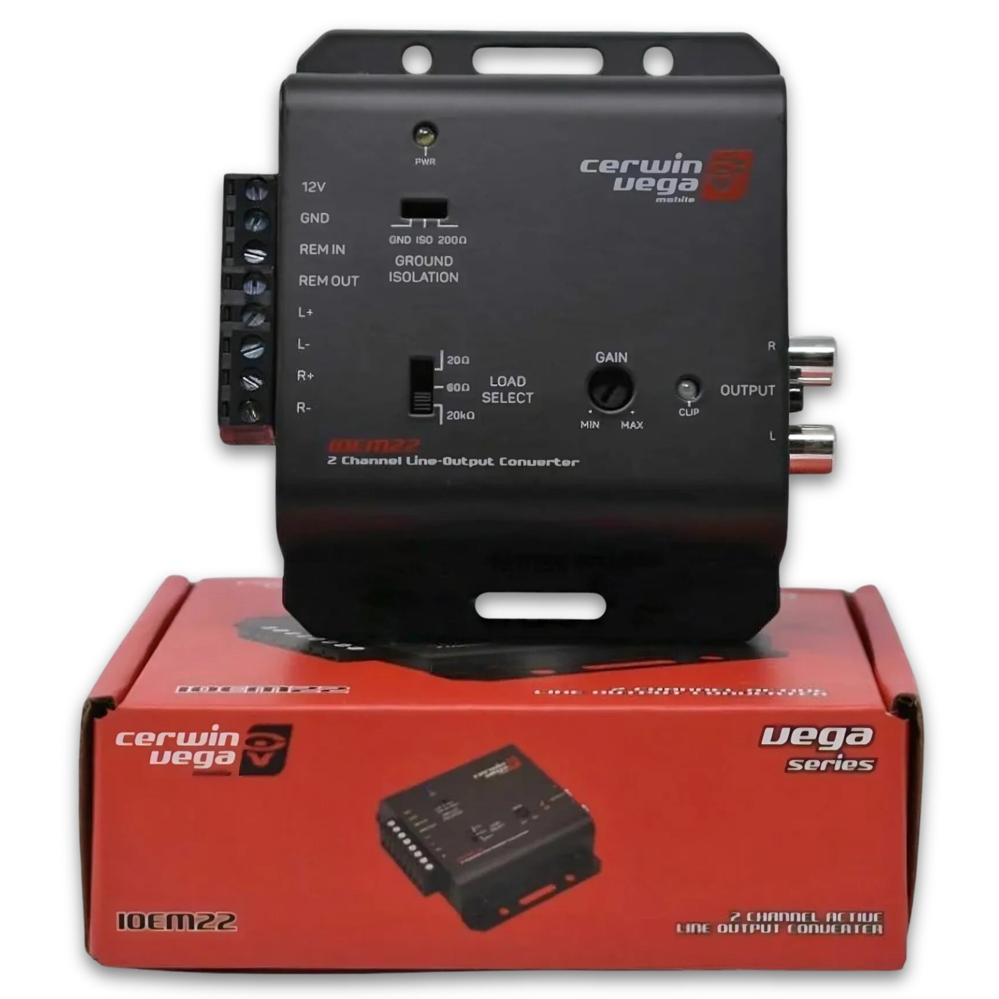 Convertidor De Linea Cerwin Vega IOEM22 IN OUT 2 canales