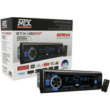 Estéreo Bluetooth 1 DIN Desmontable MTX Audio MTX-490DSP USB AUX Android iOS Siri