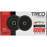 Bocinas Coaxiales Treo STUDIO5 600W 5.25 PLG 4 Ohms 2 Vías