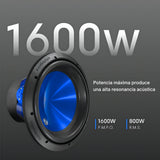 Subwoofer Audiopipe TXX-APD-12BL 12 PLG 1600W Eye Candy Azul - Audioshop México lo mejor en Car Audio en México -  Audiopipe