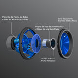 Subwoofer Audiopipe TXX-APD-12BL 12 PLG 1600W Eye Candy Azul - Audioshop México lo mejor en Car Audio en México -  Audiopipe