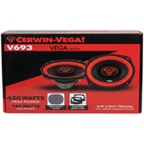 Bocinas Triaxiales Cerwin Vega V693 6x9 PLG 3 Vías 420W