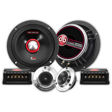Set de Medios Rangos Open Show DB Drive P3 6K 250W 6.5 PLG 8 Ohms - Audioshop México lo mejor en Car Audio en México -  DB Drive