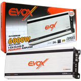 Amplificador Monoblock Evox EVX3000.1D 6000W Clase D Open Show