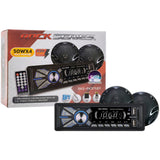 Pack Autoestéreo 1 DIN + 2 Bocinas 6.5 PLG Rock Series RKS-PK375BT USB BT - Audioshop México lo mejor en Car Audio en México -  Rock Series
