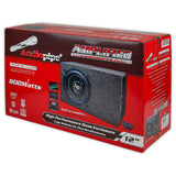 Cajón Subwoofer Amplificado Audiopipe APSB-XR12AMP 12 PLG - Audioshop México lo mejor en Car Audio en México -  Audiopipe