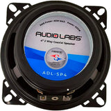 Bocinas Coaxiales Audiolabs ADL-SP4 400W 4 PLG - Audioshop México lo mejor en Car Audio en México -  Audio Labs