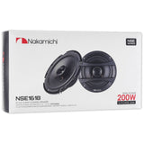 Bocinas Coaxiales Nakamichi NSE1618 200W 6.5 PLG 4 Ohms - Audioshop México lo mejor en Car Audio en México -  Nakamichi