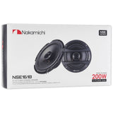 Bocinas Coaxiales Nakamichi NSE1618 200W 6.5 PLG 4 Ohms - Audioshop México lo mejor en Car Audio en México -  Nakamichi