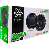 Bocinas Coaxiales Atomic Audio IRON65 800 Watts 6.5 Pulgadas 4 Ohms 3 Vías - Audioshop México lo mejor en Car Audio en México -  Atomic Audio