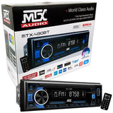 Autoestéreo 1 DIN MTX-430BT USB Bluetooth Siri 10 Bandas Eq. - Audioshop México lo mejor en Car Audio en México -  MTX Audio