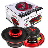Bocina Medio Rango Audiopipe APMB-628GH-RED 6.5 PLG 300W - Audioshop México lo mejor en Car Audio en México -  Audiopipe