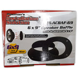 Base Insonorizante para bocinas 6x9 Audiopipe ISACBAF69 Calidad