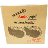Bocinas Marinas Dual Para Exteriores Audiopipe ODP-OV24WH 80W 4 PLG