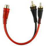 Pack de 10 Cables RCA Howler Y Audiopipe AMF-YF-2M 1 Hembra A 2 Macho - Audioshop México lo mejor en Car Audio en México -  Audiopipe