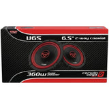 Bocinas Coaxiales Cerwin Vega V65 6.5 PLG 2 Vías 360W