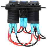 Panel 3 Switch Botonera USB Rock Series RKS-SW3USB 12V - Audioshop México lo mejor en Car Audio en México -  Rock Series