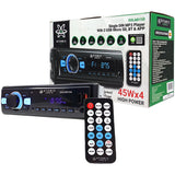 Estéreo Atomic Audio SOLAR150 1 DIN MP3, USB, SD, Bluetooth