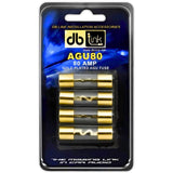 Fusibles DB Link AGU80 80 Amperios Chapado Oro