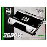 Amplificador 4 Canales Atomic Audio KRYPTON4 2600W Clase AB