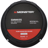 Bocina Medio Rango 6.5 PLG MONSTER SMM655 800W Openshow - Audioshop México lo mejor en Car Audio en México -  MONSTER