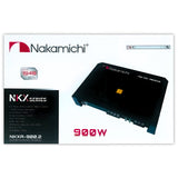 Amplificador 2 Canales Nakamichi NKXA-900.2 900 Watts Clase AB Full Range Slim - Audioshop México lo mejor en Car Audio en México -  Nakamichi