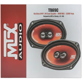 Bocinas Coaxiales MTX TR69C 320W 6x9 PLG 4 Ohms - Audioshop México lo mejor en Car Audio en México -  MTX Audio