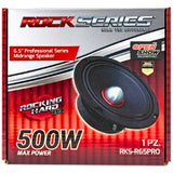 Medio Rango Rock Series RKS-R65PRO 600W 6.5 PLG Open Show - Audioshop México lo mejor en Car Audio en México -  Rock Series