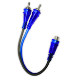 Conector RCA Howler Y 2 Machos A 1 Hembra BMS-BLS-YF-2M Paq 10