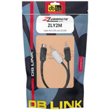 Cable RCA DB Link ZLY2M 2 Macho 1 Hembra 100% OFC ZL Graphite Series - Audioshop México lo mejor en Car Audio en México -  DB Link