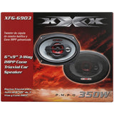 Bocinas Triaxiales Audiopipe XFG-6903 6x9 PLG 350W