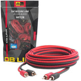 Pack 10 cables RCA DB Link ME12B 3.65M 100% Cobre Libre de Oxígeno - Audioshop México lo mejor en Car Audio en México -  DB Link