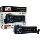 Autoestéreo 1 DIN MTX-430BT USB Bluetooth Siri 10 Bandas Eq.