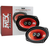 Bocinas Coaxiales MTX TR69C 320W 6x9 PLG 4 Ohms - Audioshop México lo mejor en Car Audio en México -  MTX Audio