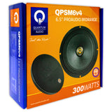 Par de Medios Rangos Quantum Audio QPSM6v4 300W 6.5 PLG