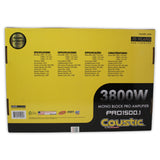 Amplificador Monoblock Coustic PRO1500.1 3800 Watts Max 1 Canal Clase D 1500 Watts RMS - Audioshop México lo mejor en Car Audio en México -  Coustic