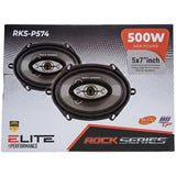 Bocinas Coaxiales Rock Series RKS-P574 220W 5x7 PLG 4 Vías - Audioshop México lo mejor en Car Audio en México -  Rock Series