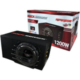 Cajón Con Subwoofer Rock Series RKS-R8BOX 1200W 8 PLG - Audioshop México lo mejor en Car Audio en México -  Rock Series