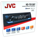 Autoestéreo 1 DIN JVC KD-TD72BT CD USB BT AUX FM - Audioshop México lo mejor en Car Audio en México -  JVC