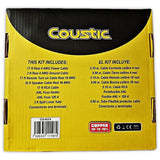 Kit de Instalación para Amplificador Coustic CO-KIT4 Calibre 4 5.1 metros 70% Cobre Libre de Oxigeno