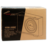 Cajón con Subwoofer 10 pulgadas 400 W Audiopipe APSB10BDF - Audioshop México lo mejor en Car Audio en México -  Audiopipe