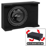 Cajón con Subwoofer 10 pulgadas 400 W Audiopipe APSB10BDF - Audioshop México lo mejor en Car Audio en México -  Audiopipe