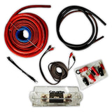 Kit de Instalación para Amplificador Coustic CO-KIT4 Calibre 4 5.1 metros 70% Cobre Libre de Oxigeno