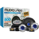 Set de Medios Audio Labs ADL-PRO65.2OS 800W 6.5 PLG
