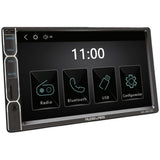 Autoestéreo 2 DIN Audio Labs ADL-MAC700 7 PLG HD Car Play Android