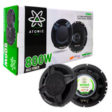 Bocinas Coaxiales Atomic Audio IRON65 800 Watts 6.5 Pulgadas 4 Ohms 3 Vías - Audioshop México lo mejor en Car Audio en México -  Atomic Audio